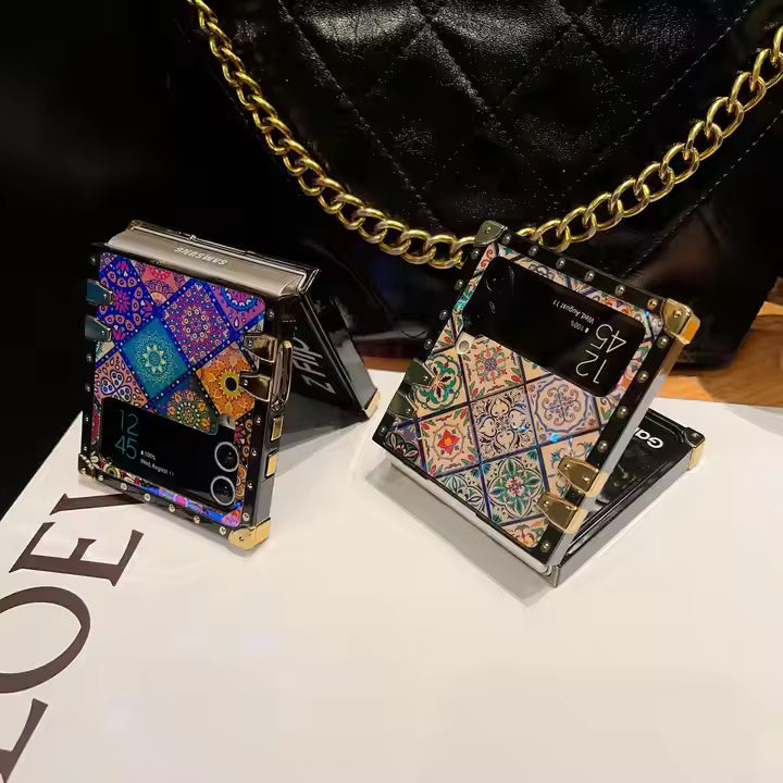 Mosaic Pattern Case For Samsung Flip
