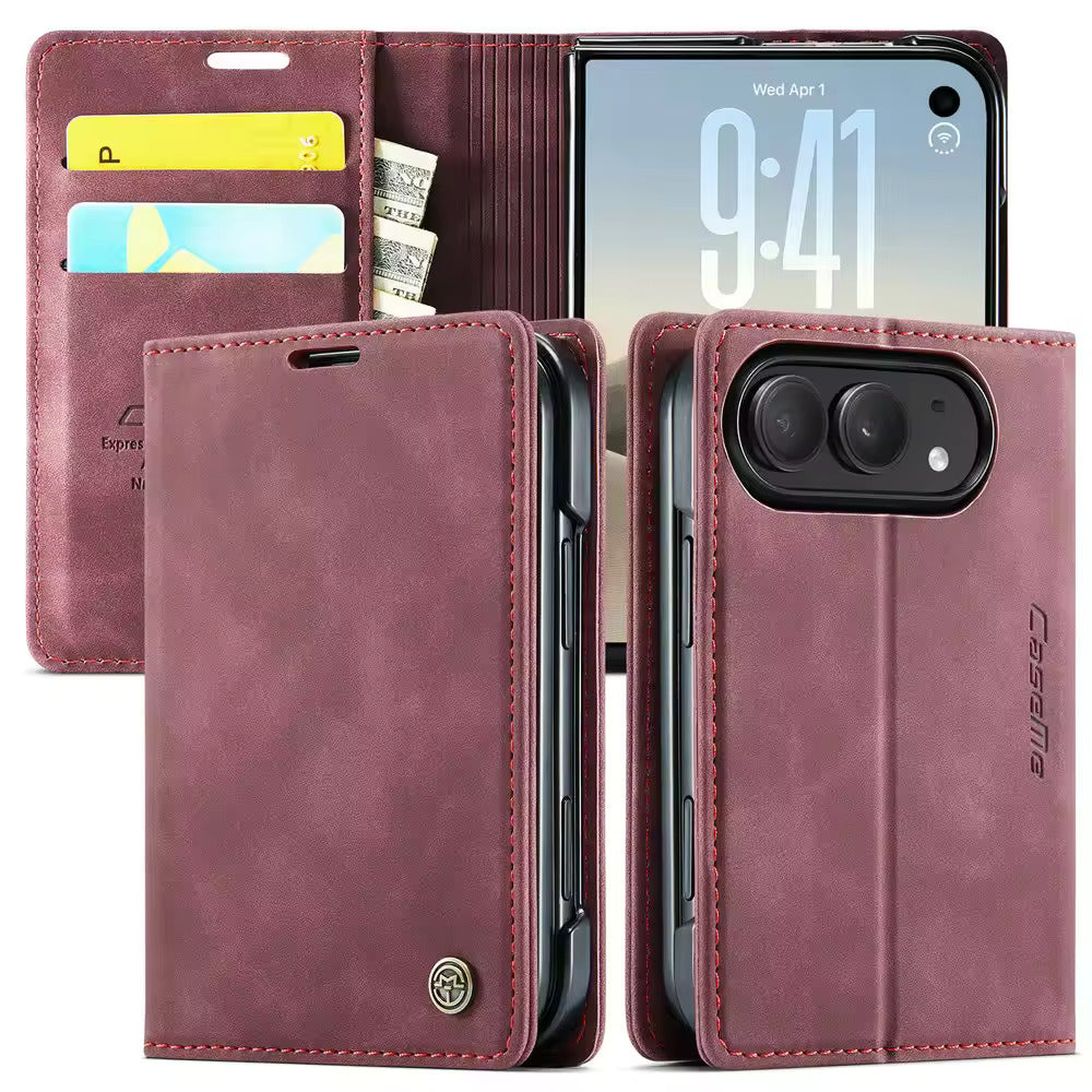 Professional Flip Wallet Case For iPhone