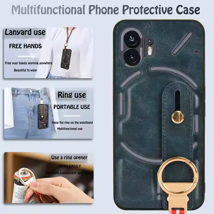 GoldRIng Leather Case For Nothing