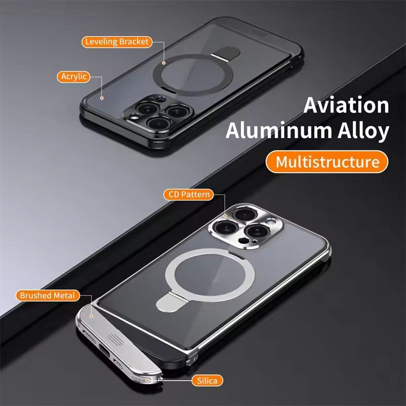 Luxury Minimilistic Case With Camera Ring for iPhone