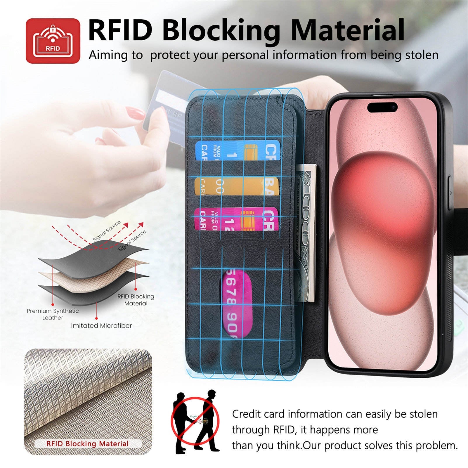 Detachable Flip Case For iPhone