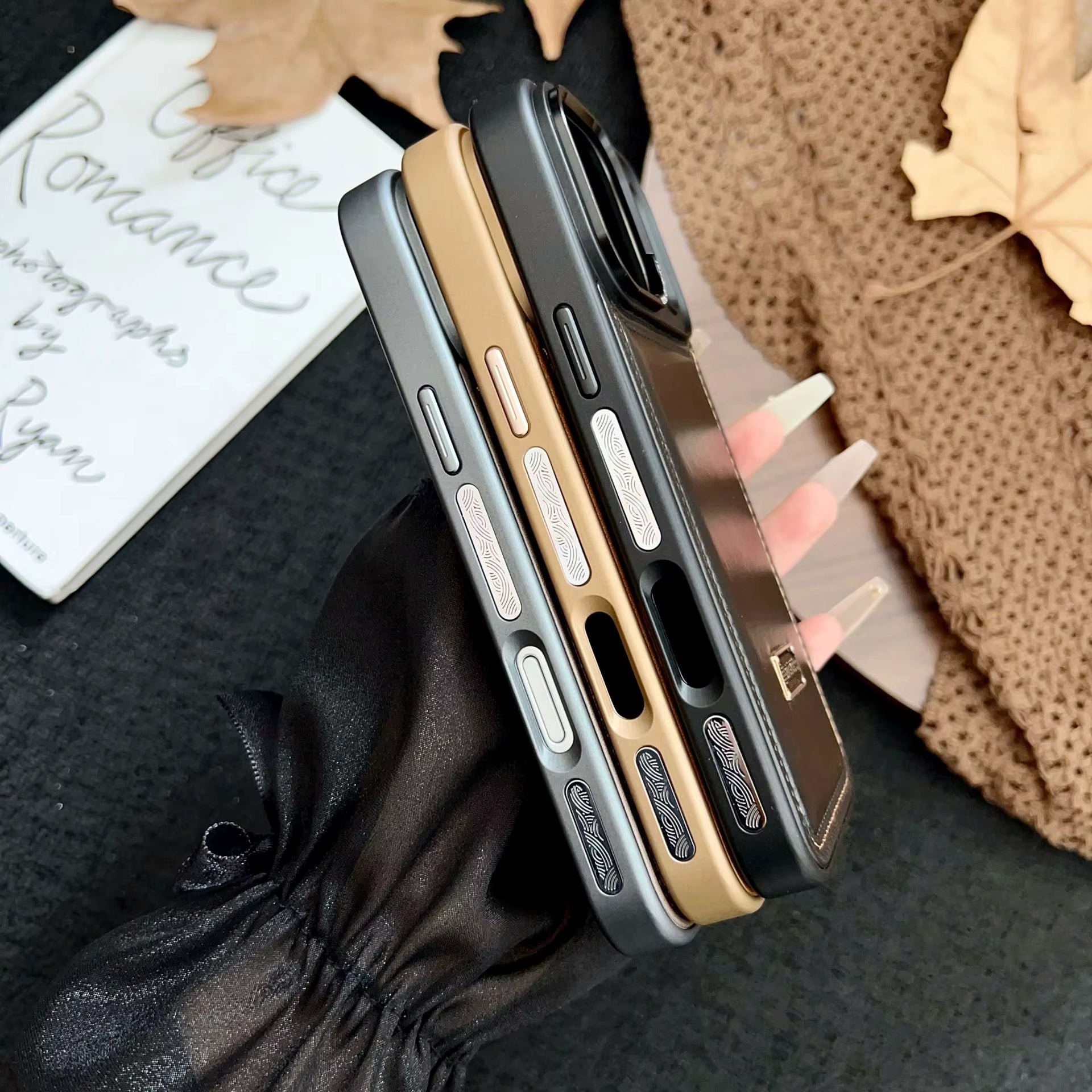 Hicucoo Leather Case For iPhone