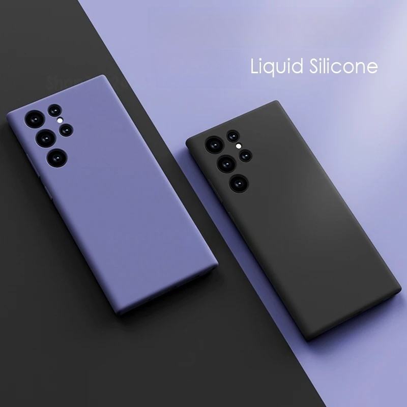 Liquid Silicone Soft-Touch Case For Samsung