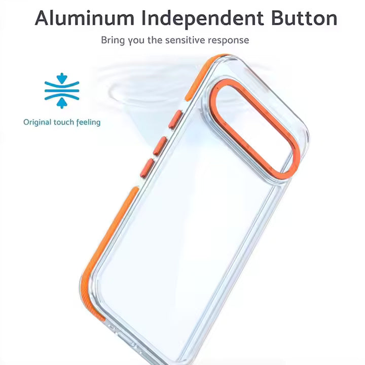 ColorBorder Transparent Case For Google Pixel