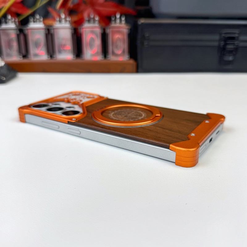 Compass WoodMetal Case For Samsung