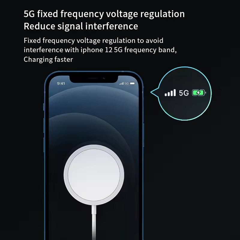 Auriglo 15W Magnetic Fast Charging Wireless Charger