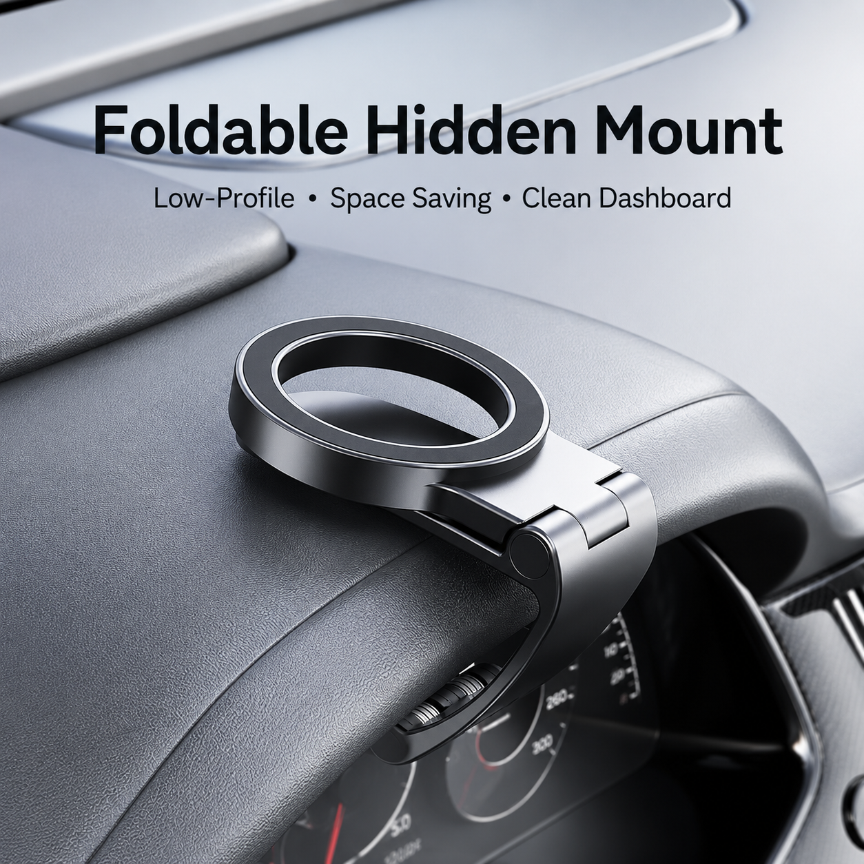 DashClip Foldable Car Phone Holder