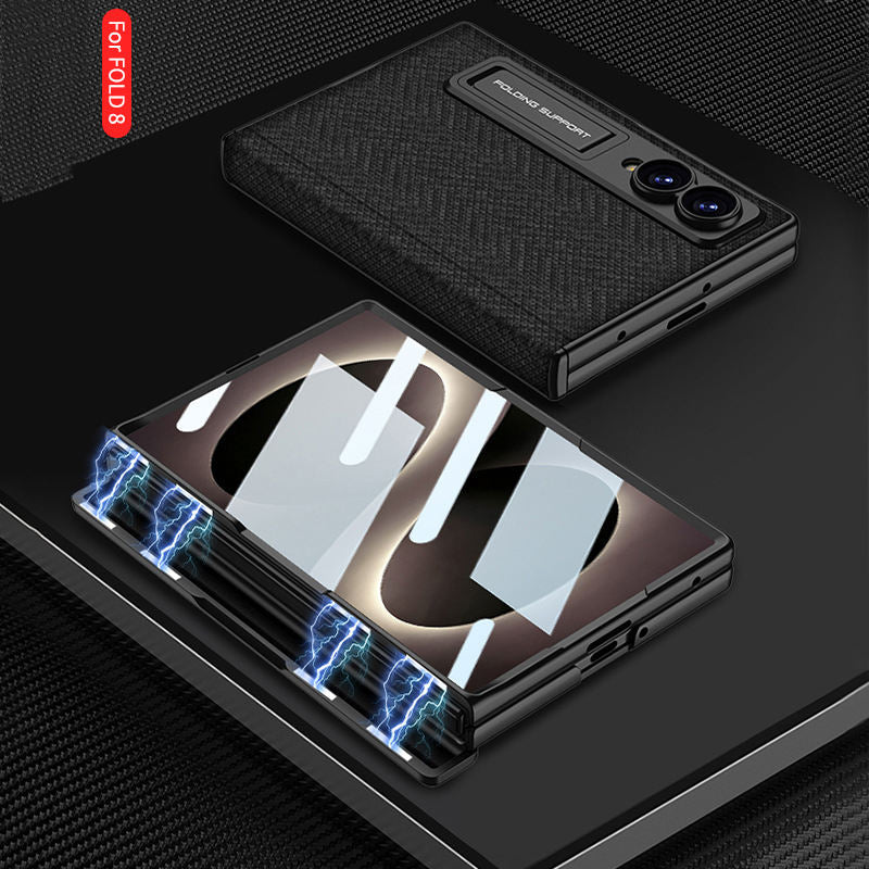 CarbonPattern Kickstand Case For Samsung Fold