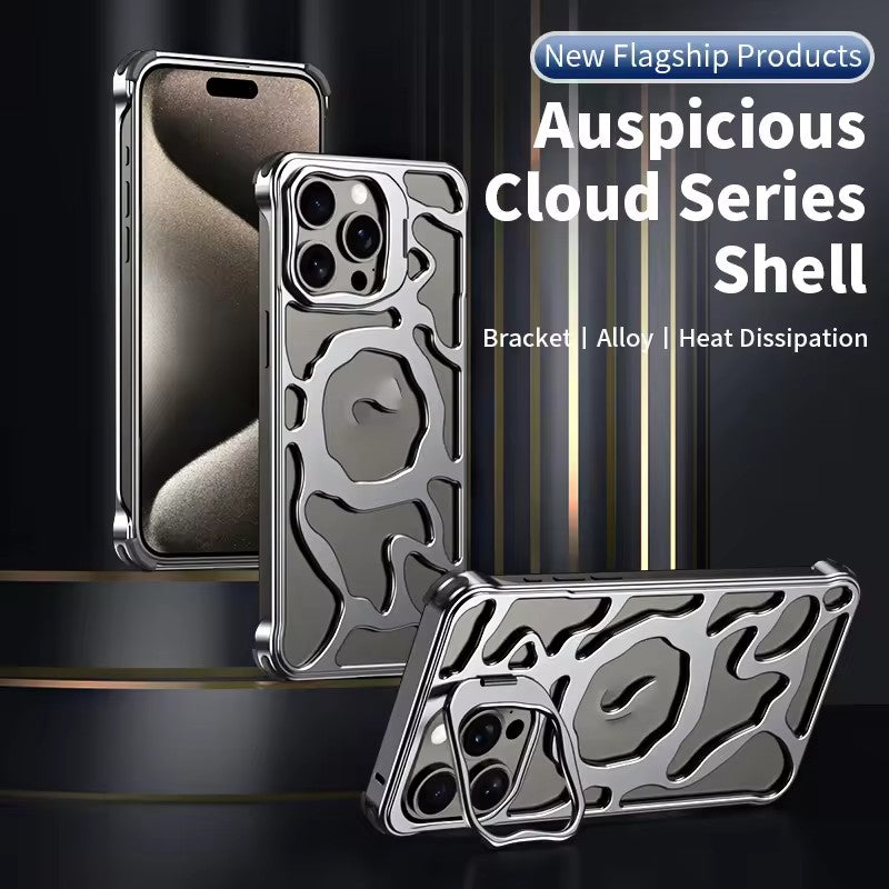 Auriglo Luxury Auspicious cloud Series design metal case for Iphone
