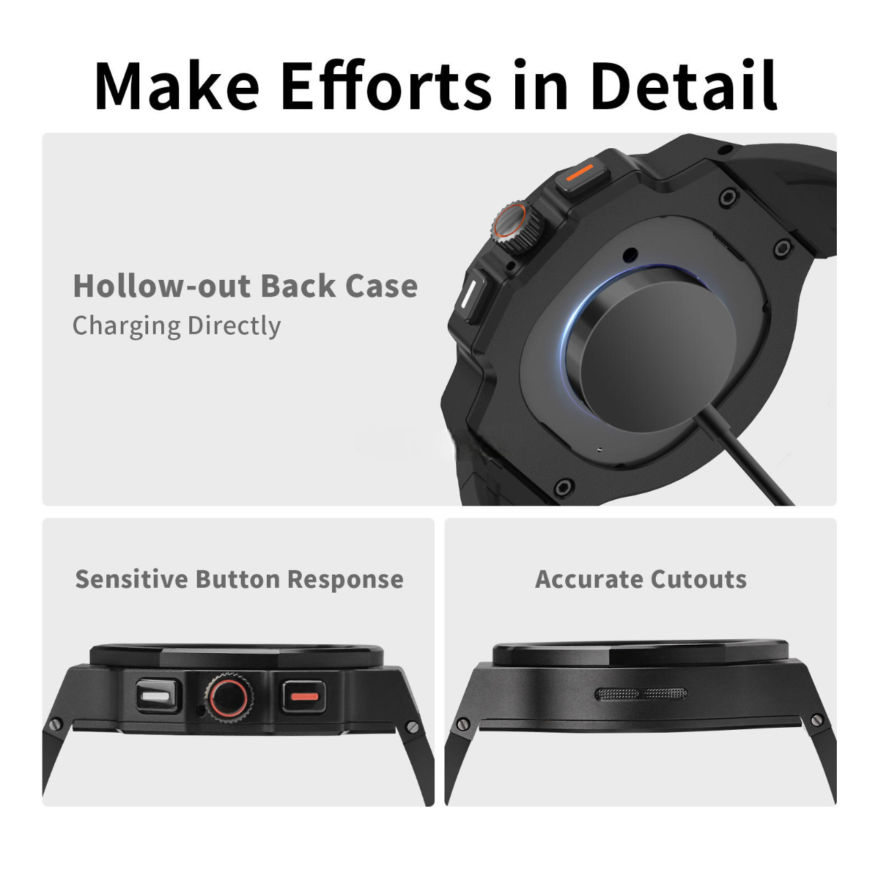 Mod Kit Stainless Case For Samsung Watch