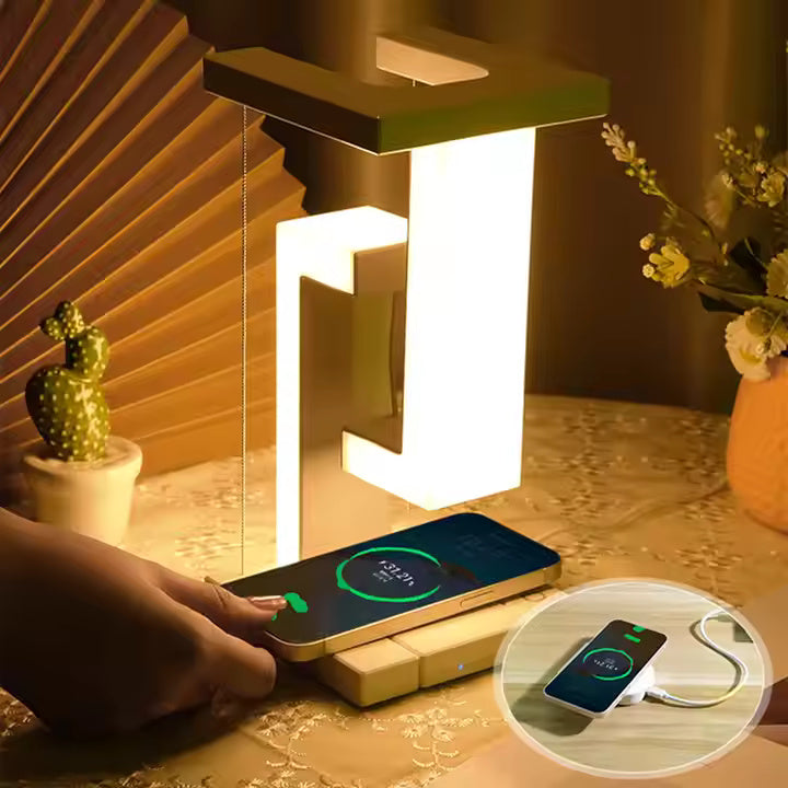 Anti Gravity Reading Desk Light With Wireless Charging