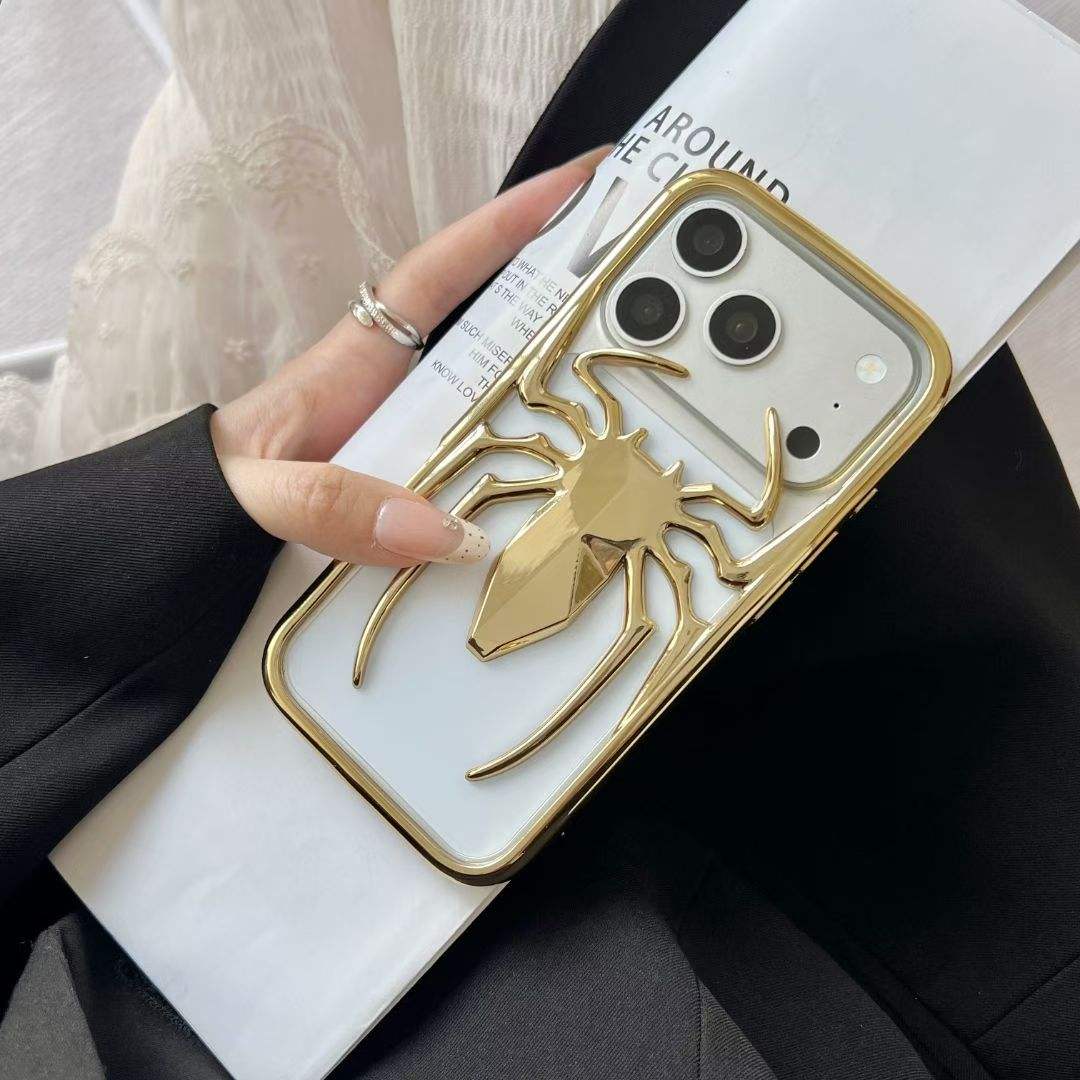 3D Spider Hollow Case For iPhone