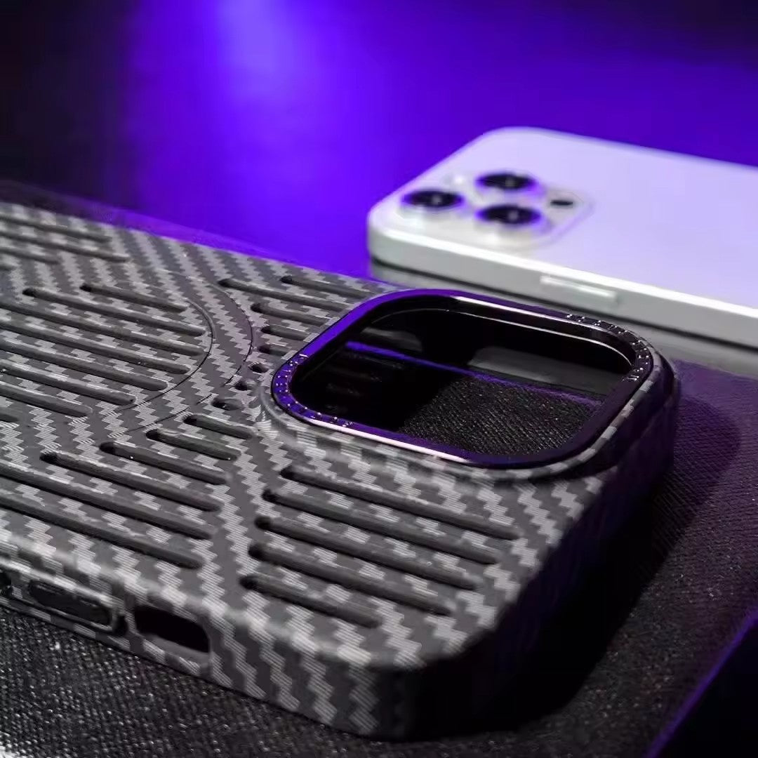 Business Carbon Fiber Heat Dissipation Case