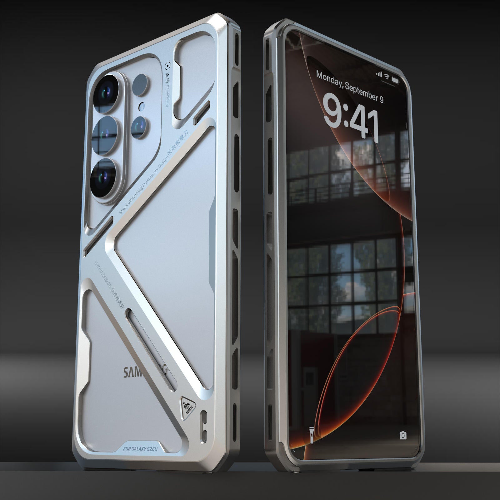 Titanium Alloy Armor Frame For Samsung