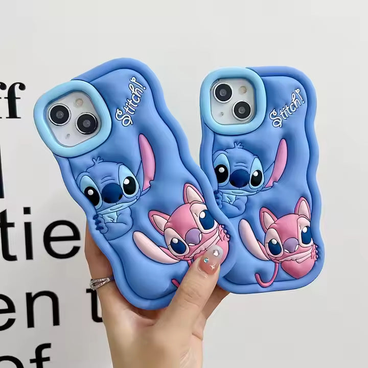 Stitch Cartoon Art Case For iPhone