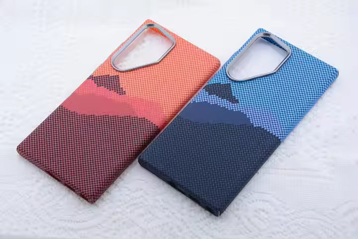 Colour Magnetic Carbon Fiber Samsung Case