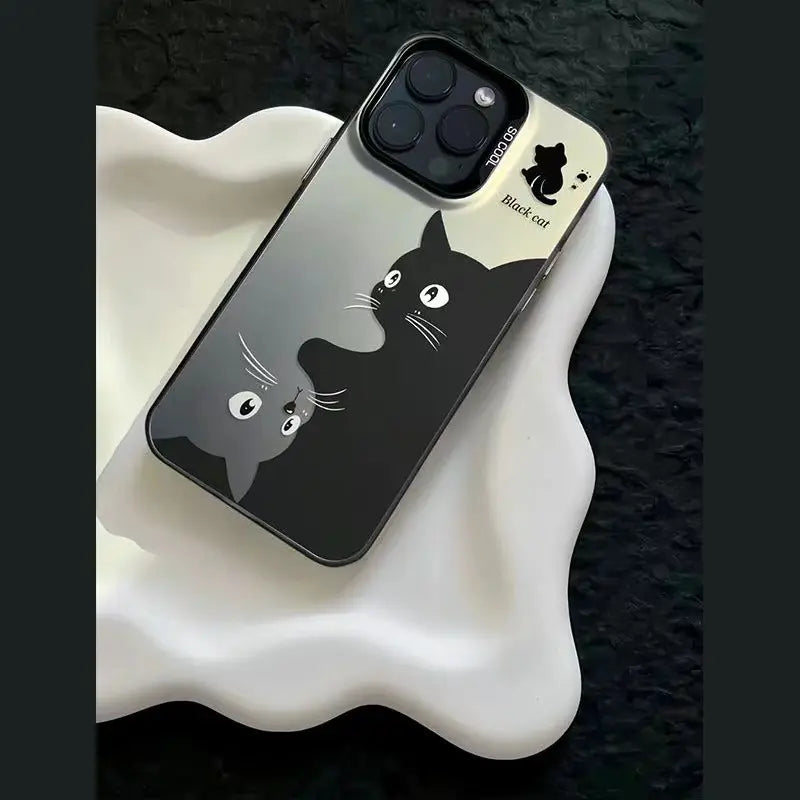 Creative Cat Art Fashion Case For iPhone