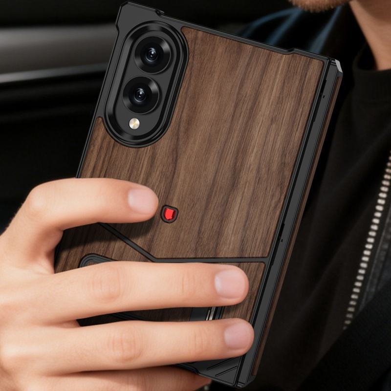 Wooden SnapFit Design Case For Samsung Fold