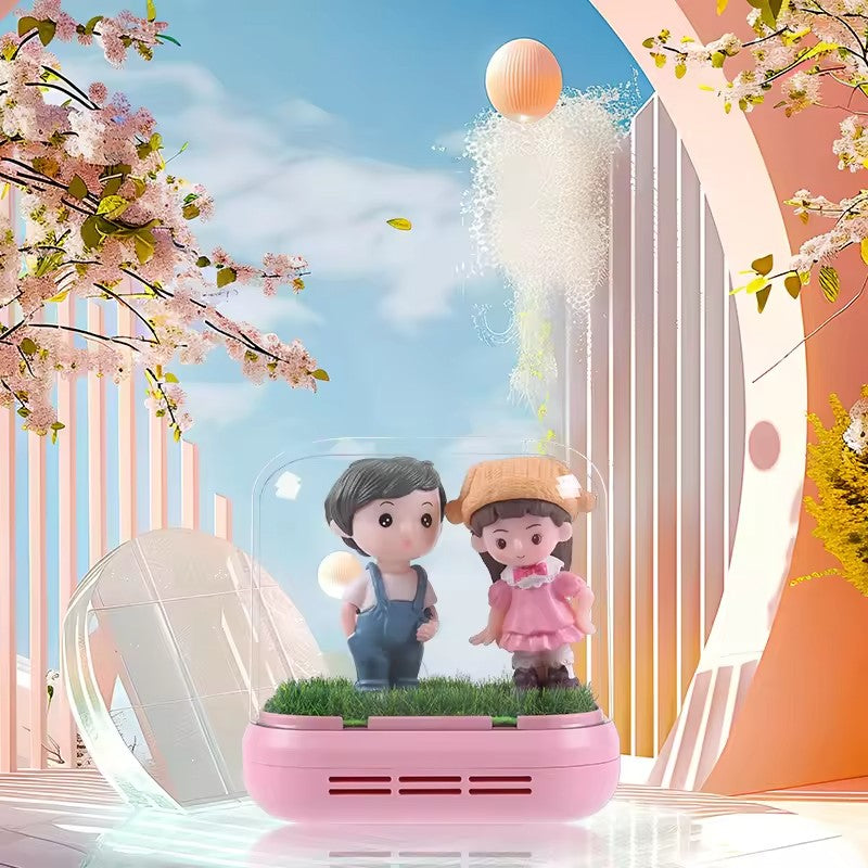 Soild Aroma Perfume Gel Machine Car Aromatherapy Fragrance Cute Romantic Boy Girl Car Diffuser Air Freshener No