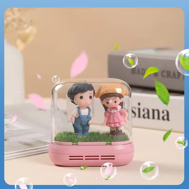 Soild Aroma Perfume Gel Machine Car Aromatherapy Fragrance Cute Romantic Boy Girl Car Diffuser Air Freshener No