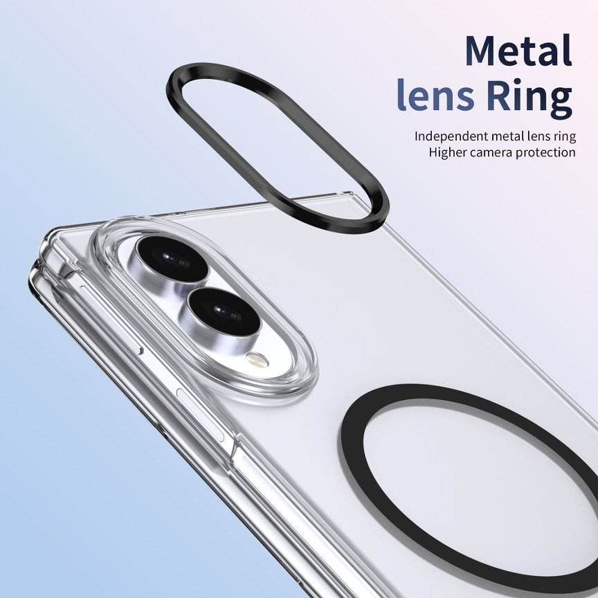 GlassFront ColorBorder Case For Samsung Fold