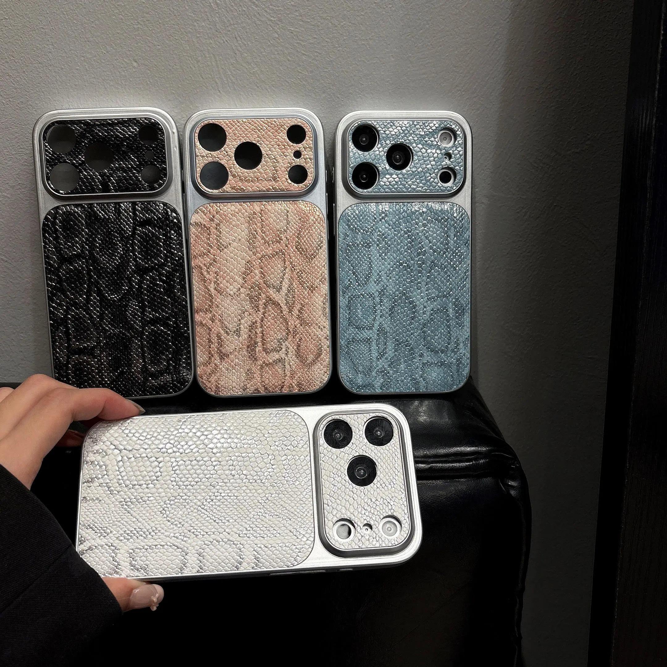 Premium Snake Texture Case For iPhone