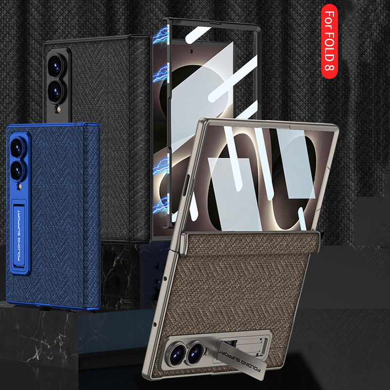 CarbonPattern Kickstand Case For Samsung Fold