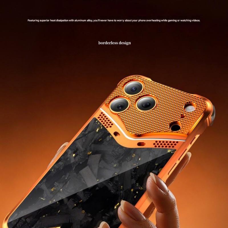 CarbonCore Metal Armor Case For iPhone