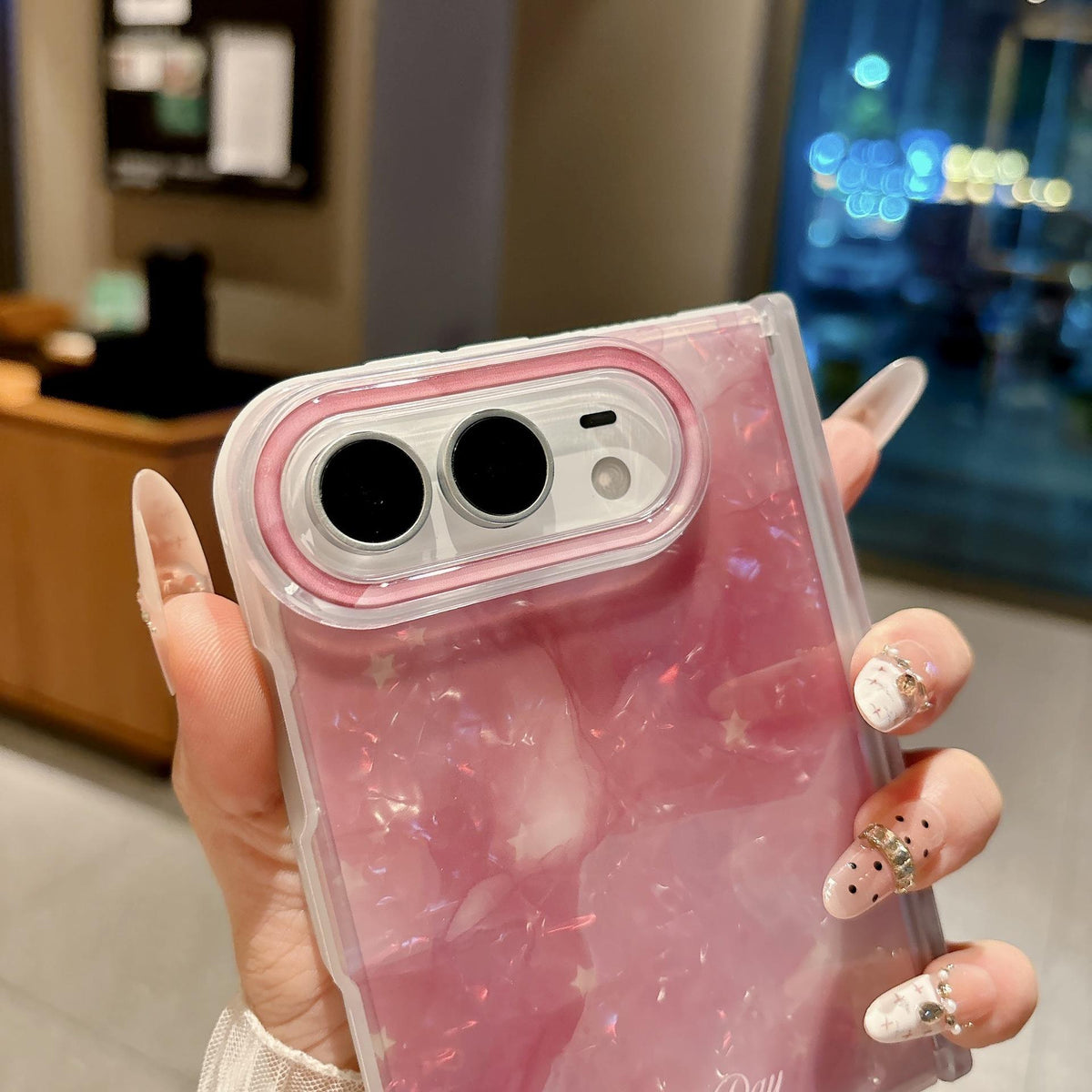 WaterInk Pattern Case For iPhone Duo