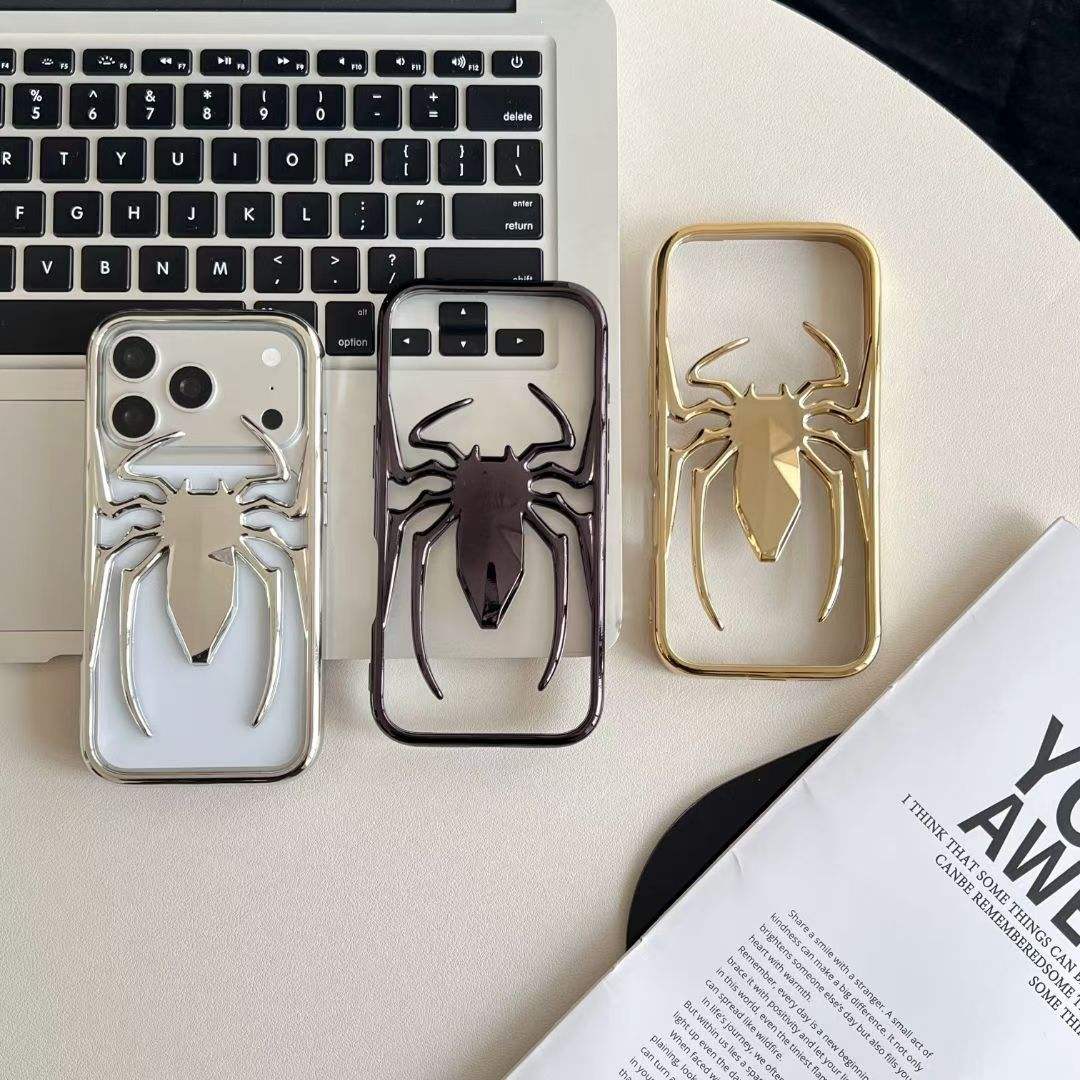 3D Spider Hollow Case For iPhone