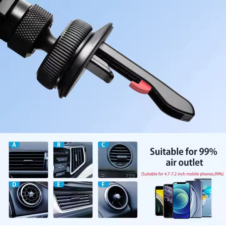 Flexible Alloy Design Car Phone Holder