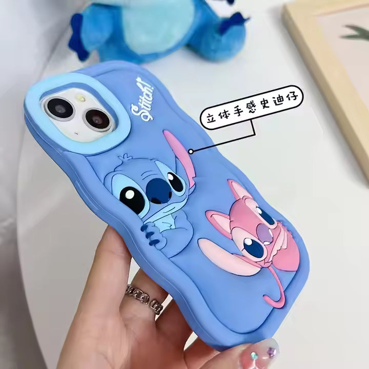 Stitch Cartoon Art Case For iPhone