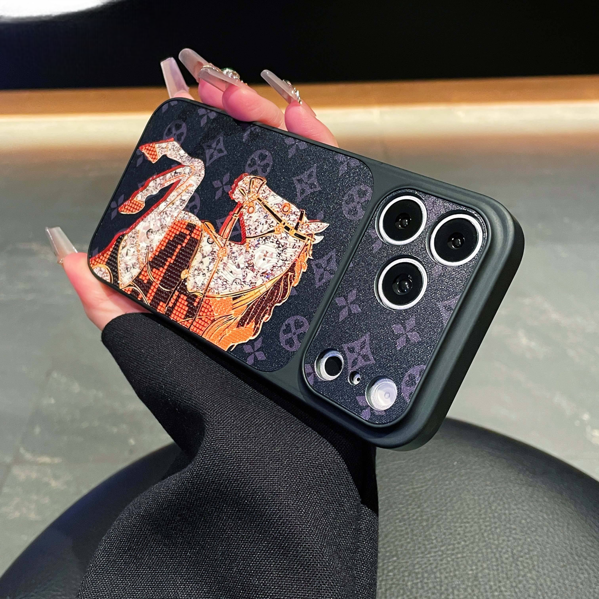 Luxury HorseArt Case For iPhone