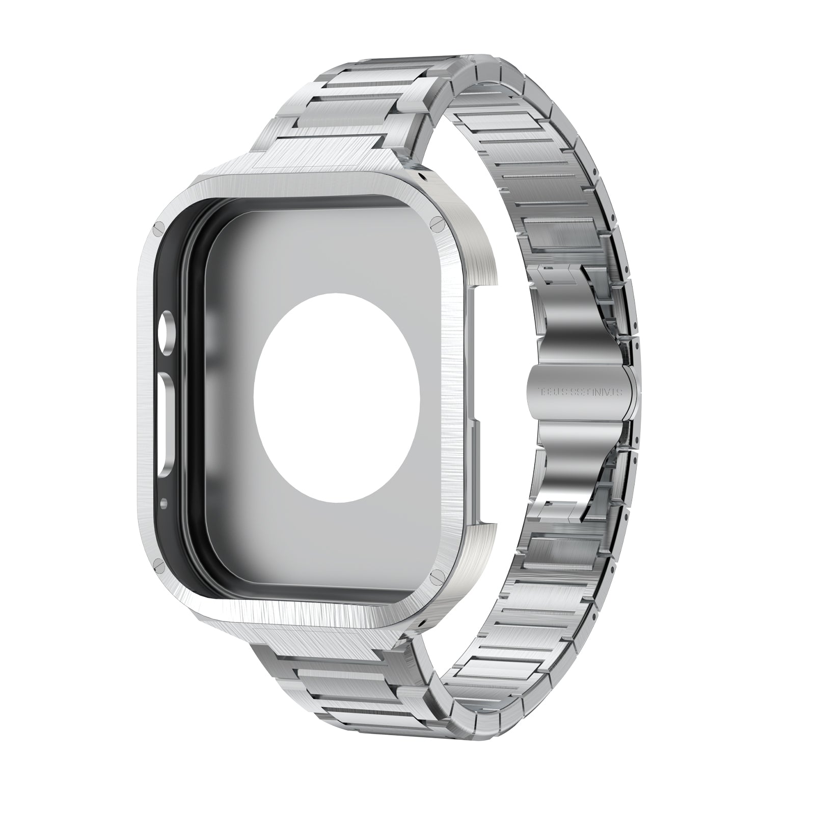 Auriglo Premium Metal Case For iWatch 49mm ultra (SILVER)