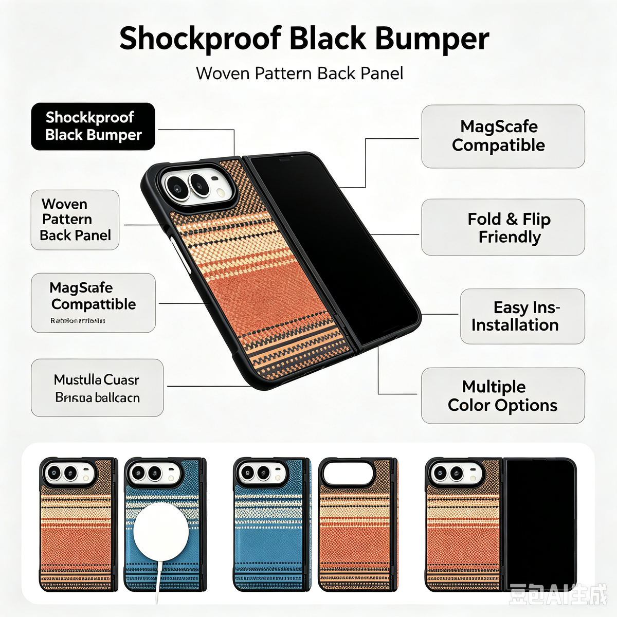 Colour Magnetic Carbon Fiber Case For iPhone Duo