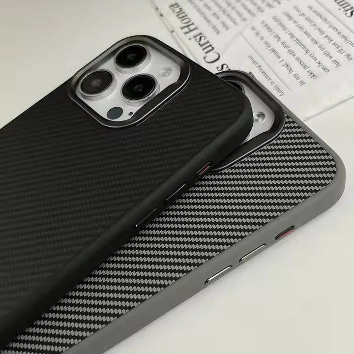 Carbon Fiber Texture Case For iPhone