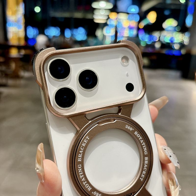 ZX Metal Case With 360 Rotating Stand For iPhone