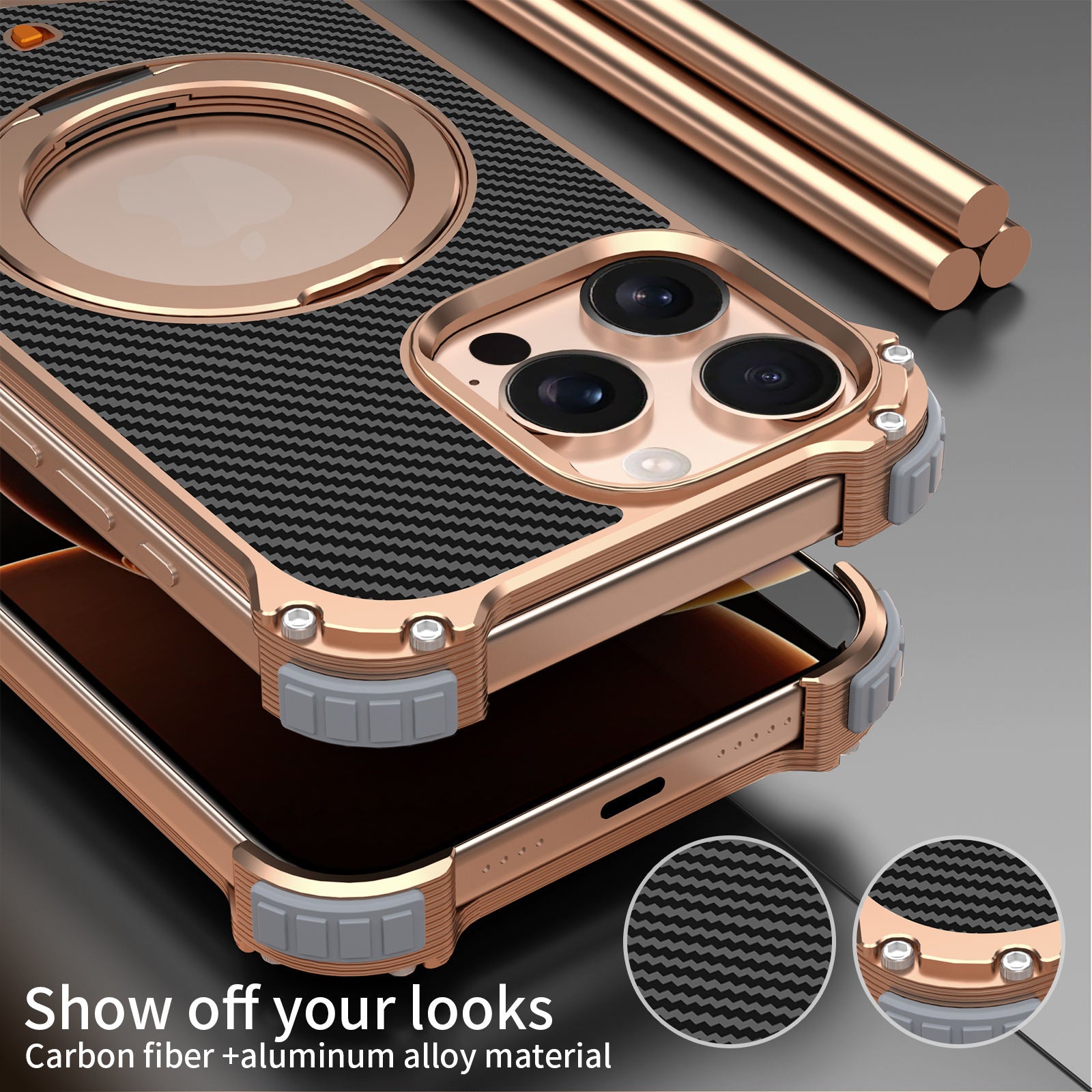POPopen Shockproof Case For iPhone