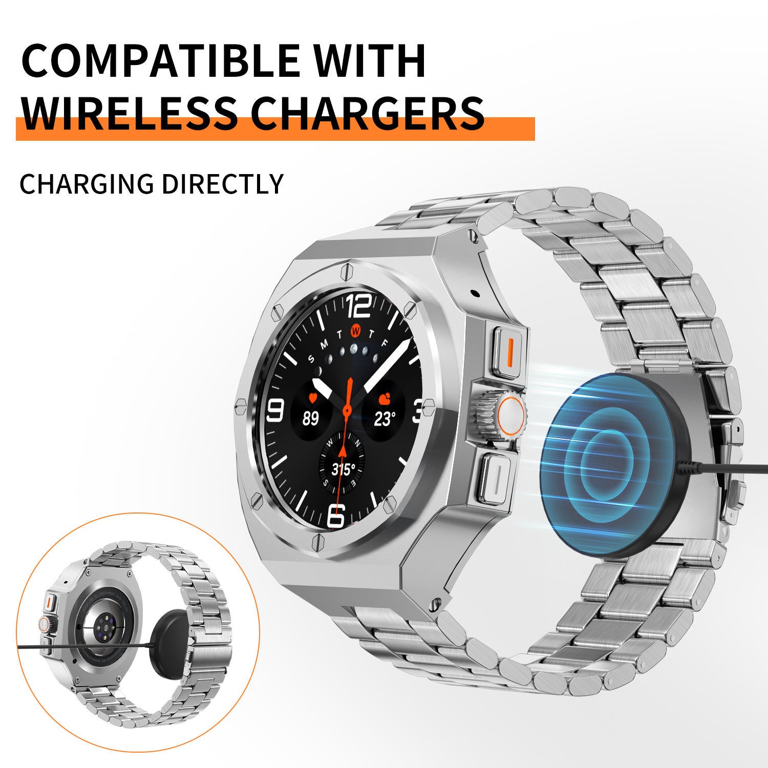 SS Metal Shell For Samsung Watch