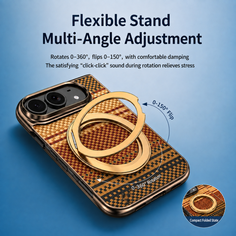 Color Magnetic KickStand Case for iPhone Duo