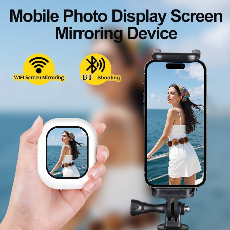 Mini Vlog Selfie Monitor Screen For iPhone And Android