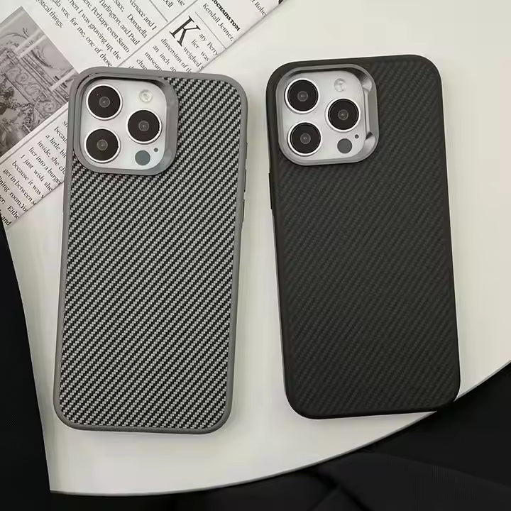 Carbon Fiber Texture Case For iPhone