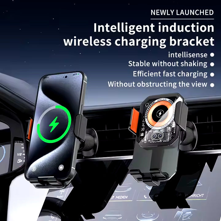 Mini OneTouch Multifunctional Phone Holder With Wireless Charging