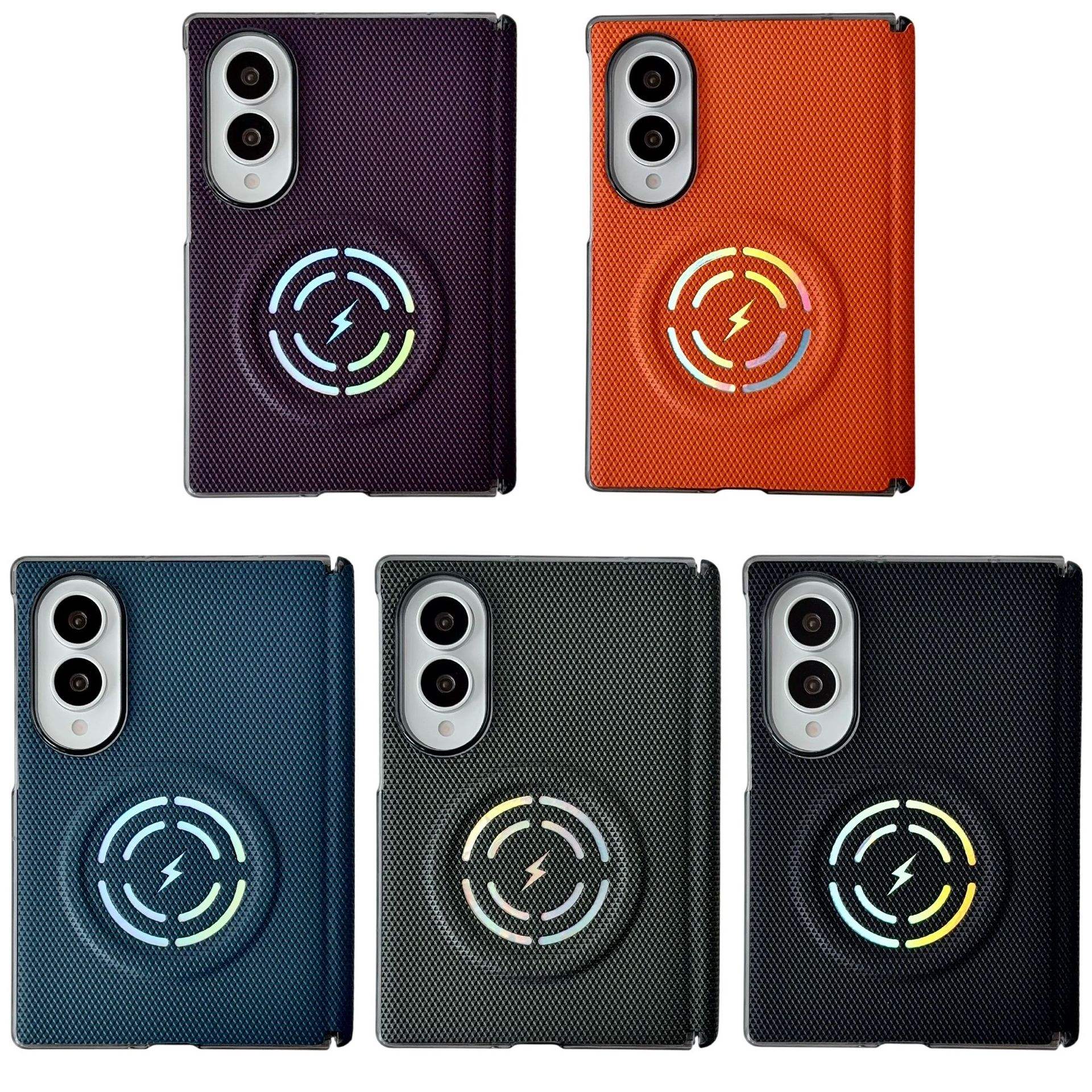 Woven Charging Ring Design Case For Samsung Fold