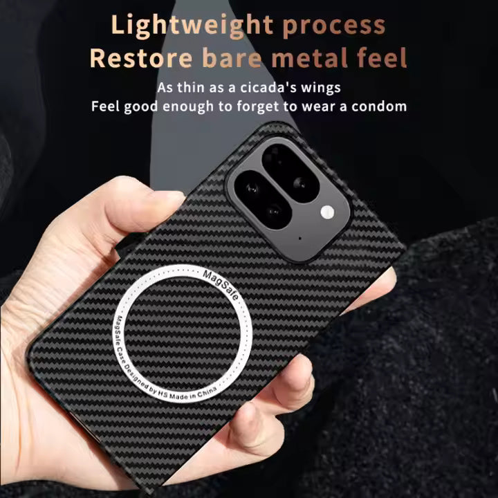 Colour Magnetic Carbon Fiber Case For Google