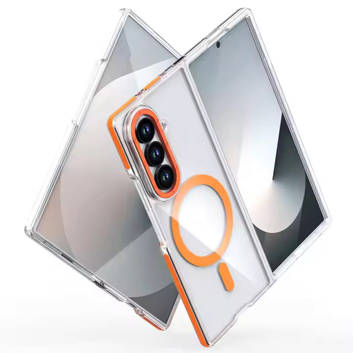 ColorBorder Transparent Case For Samsung Fold
