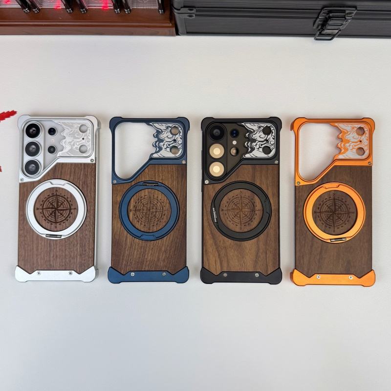 Compass WoodMetal Case For Samsung