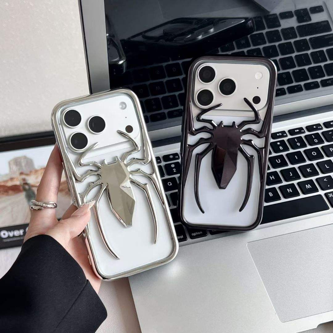 3D Spider Hollow Case For iPhone