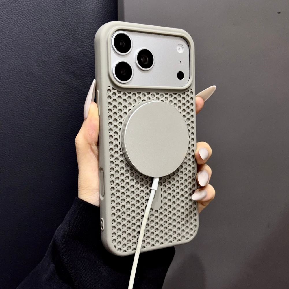 Perforated Magnetic Phone Case for iPhone