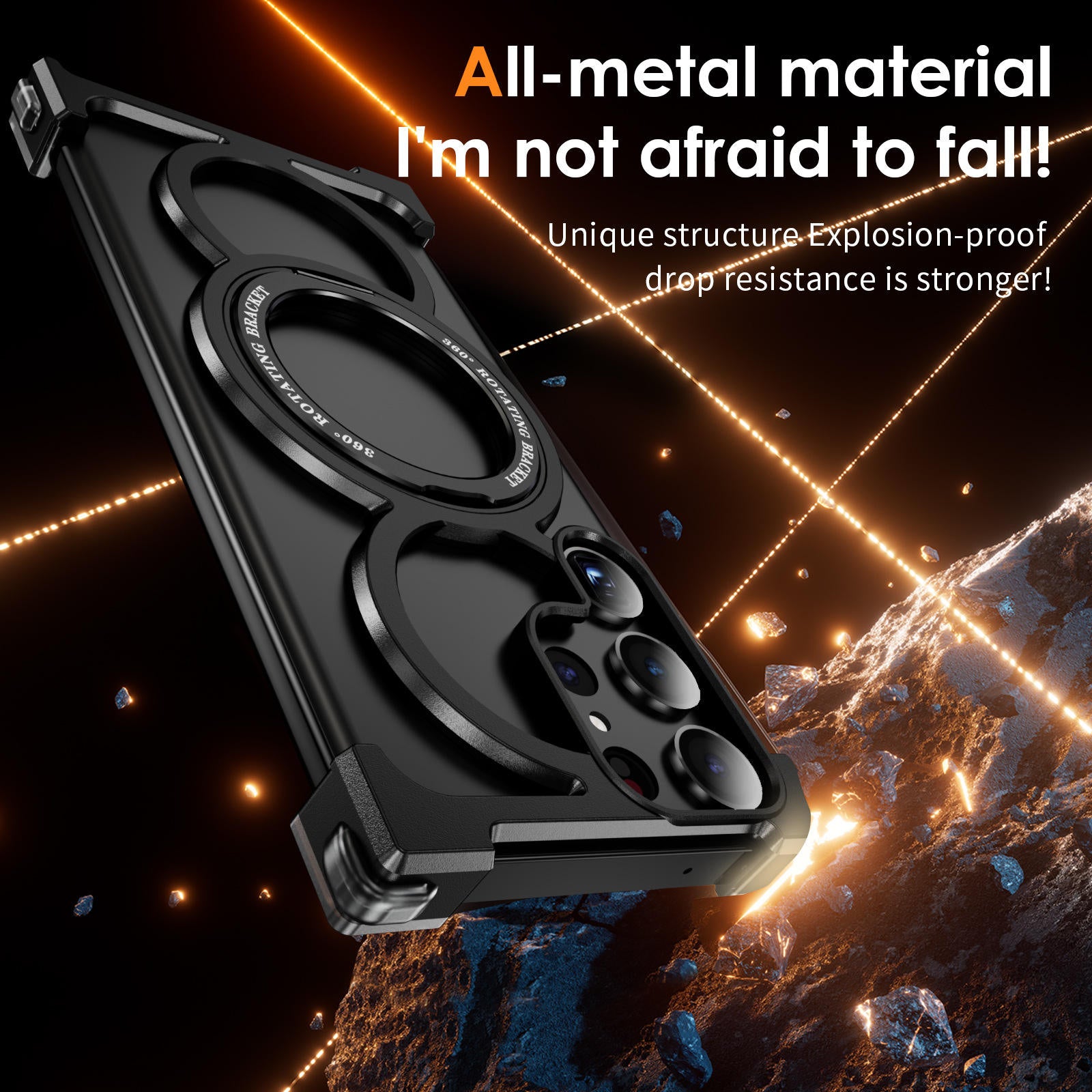TriRing Metal Case For Samsung